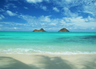 Kailua beach beautiful scenery