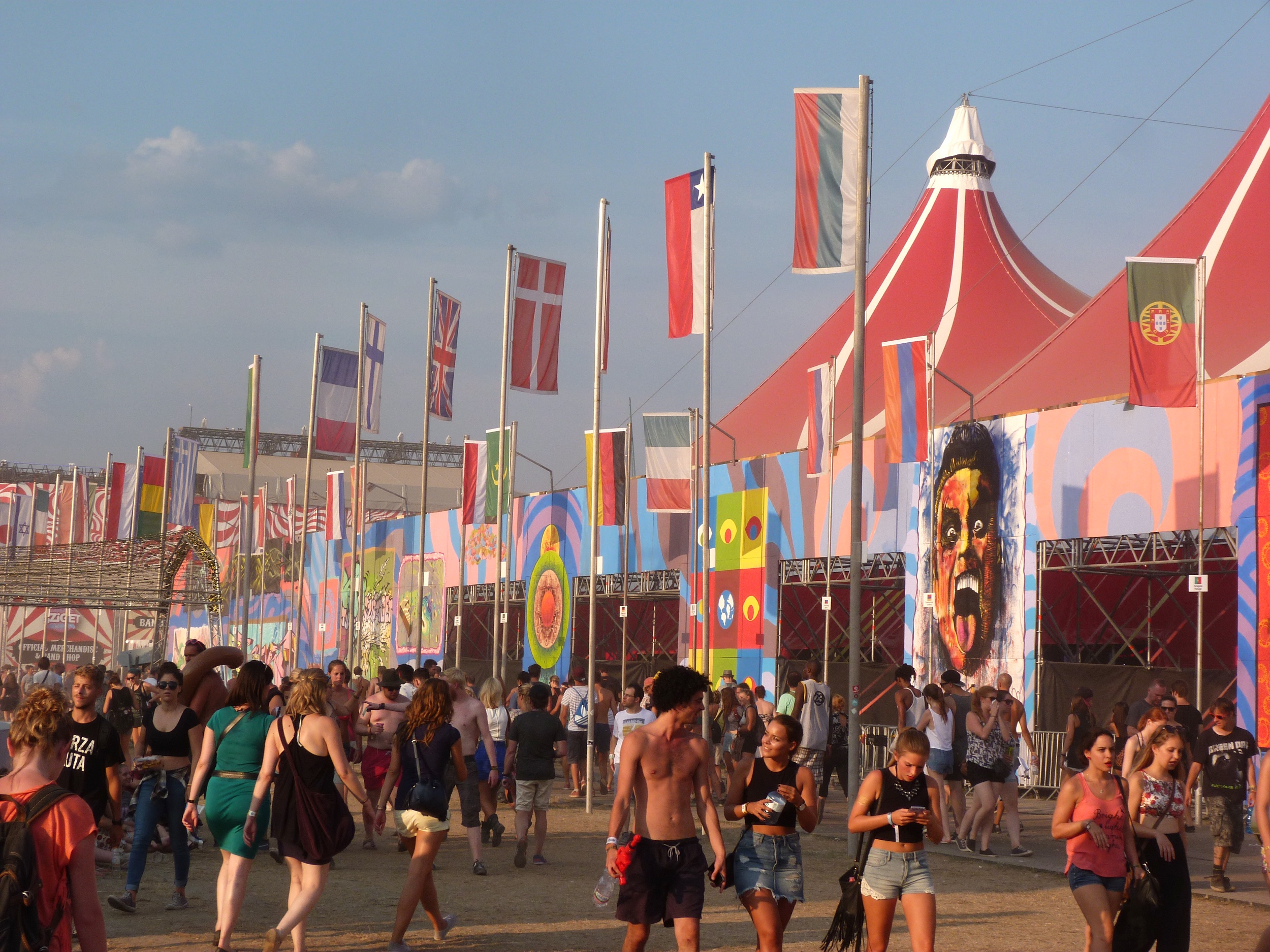 Sziget festival tents