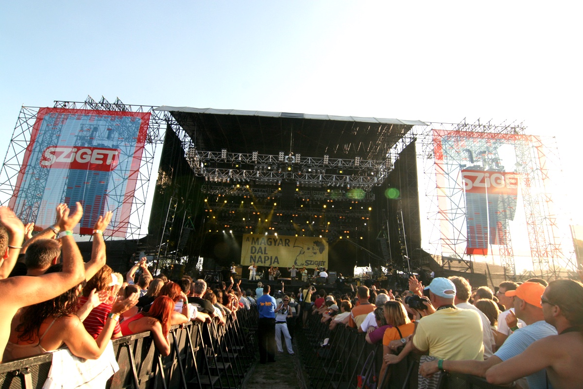 Sziget stage performance