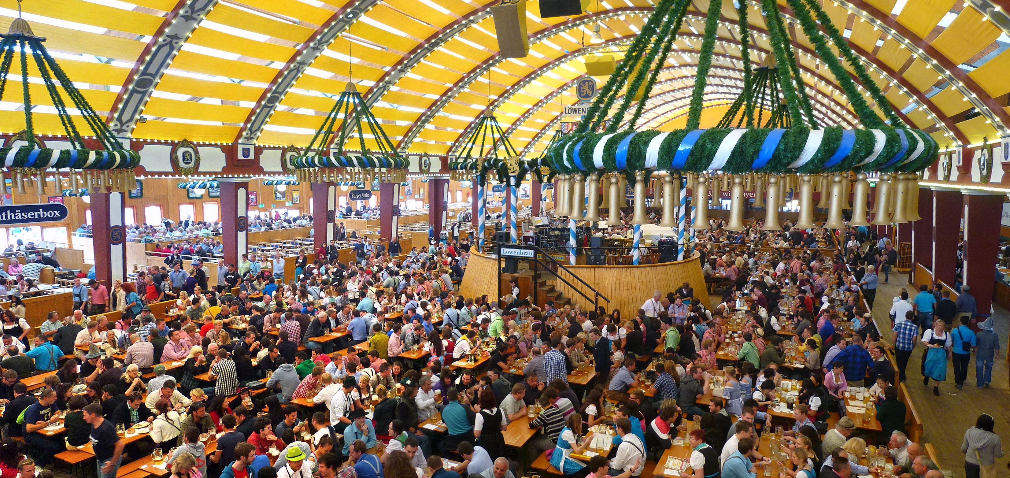 Oktoberfest beer hall