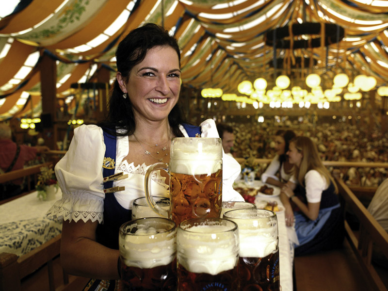 Oktoberfest beer mugs