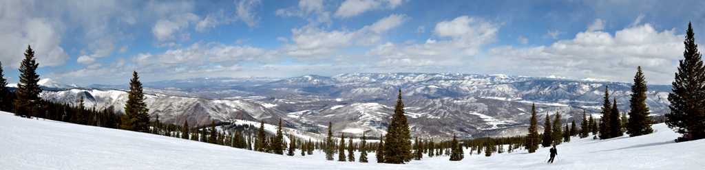 Colorado Winter - Aspen Panoramic View