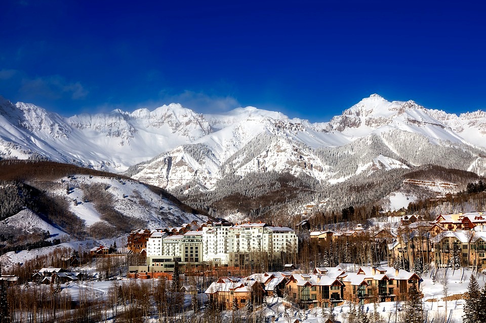 Colorado Winter-Telluride-Ski-Resort