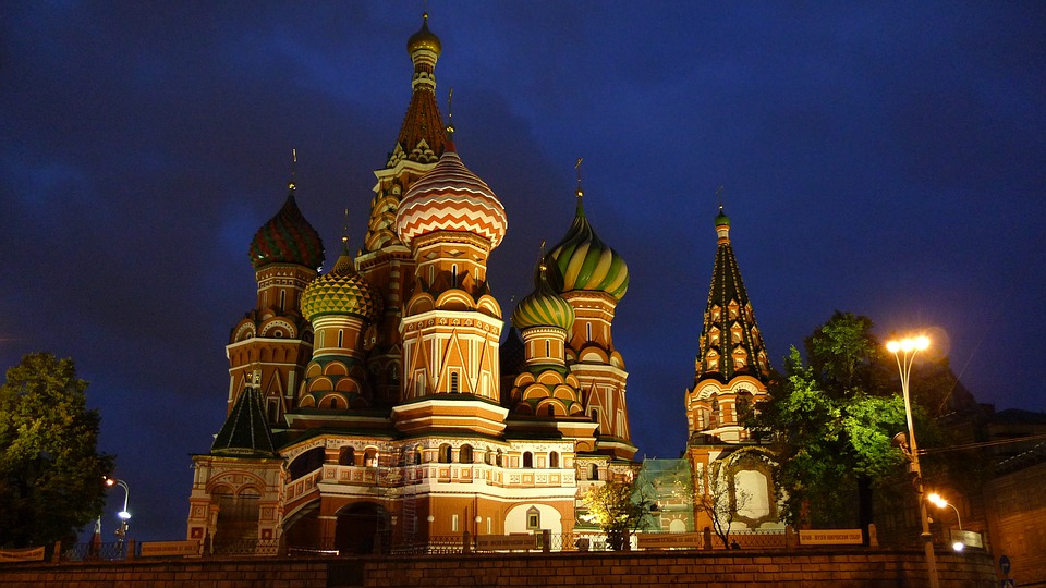 Saint Basil's Cathedral In Moscow