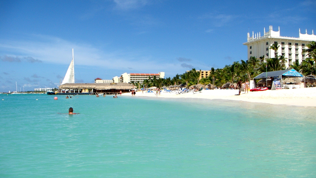Caribbean Islands - Aruba Palm Beach