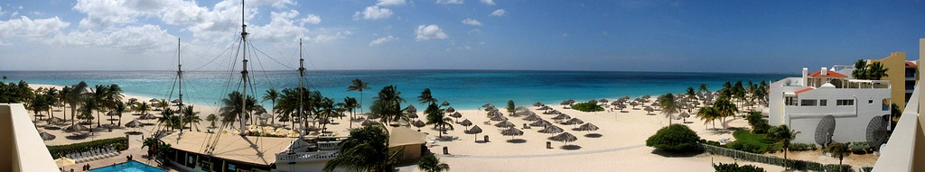 Caribbean Islands - Aruba Panorama