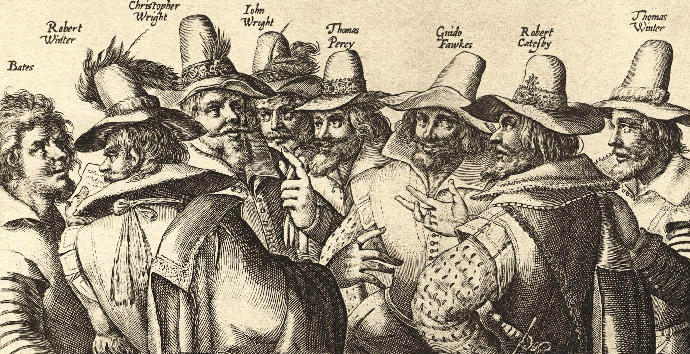 Guy Fawkes Night - Gunpowder plot conspirators