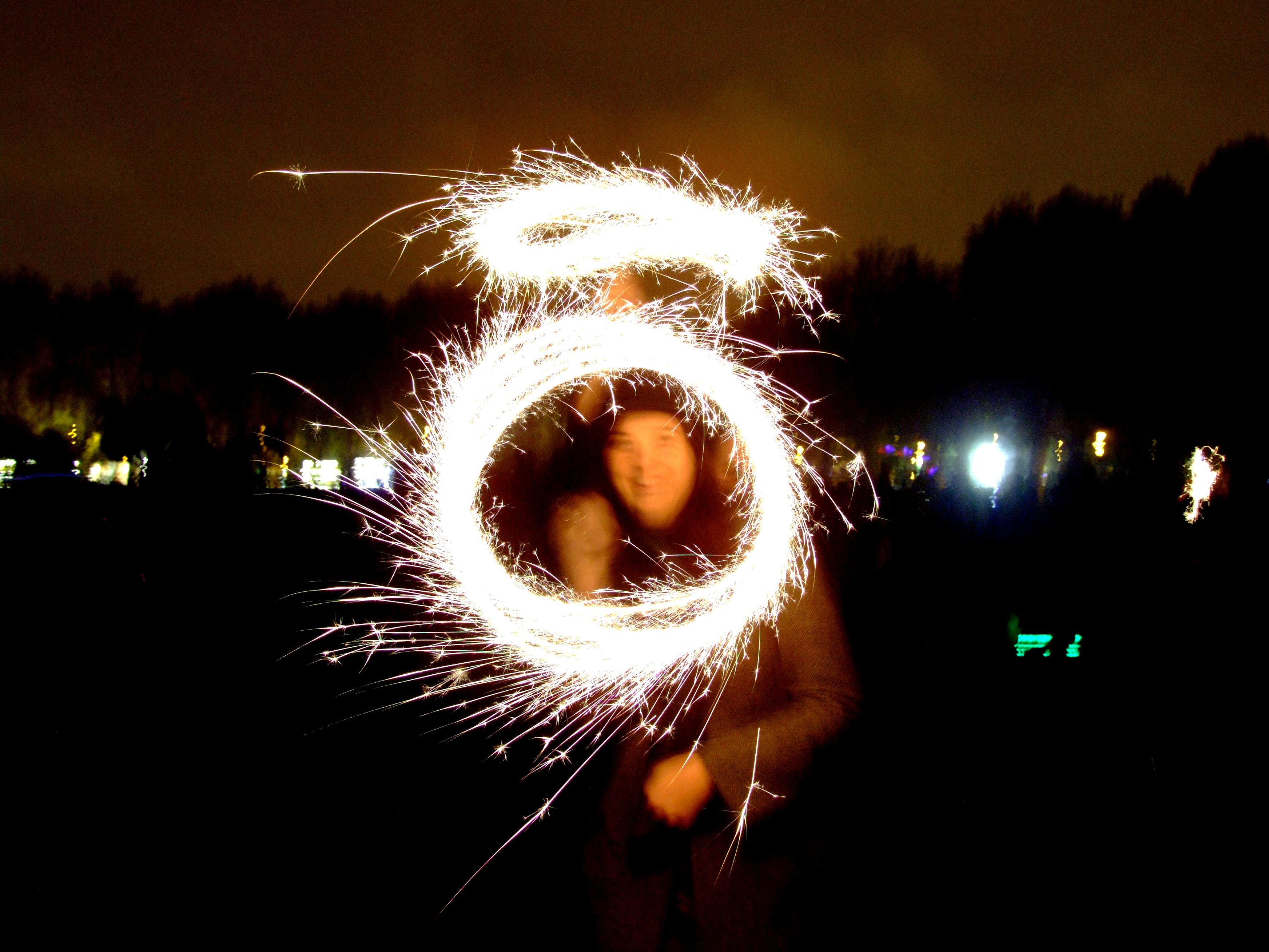 Guy fawkes local enjoying fireworks