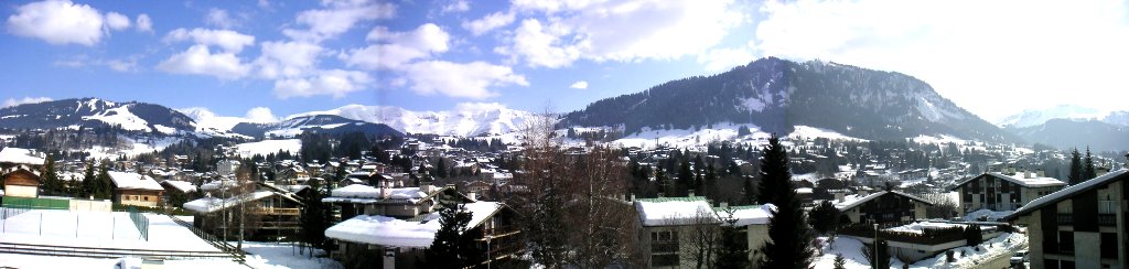 Skiing in the Alps - Megève Panoramic View