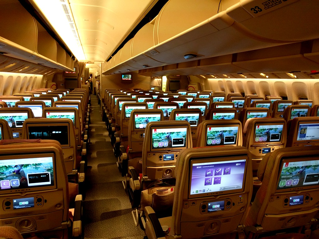 Emirates First Class - Economy Class