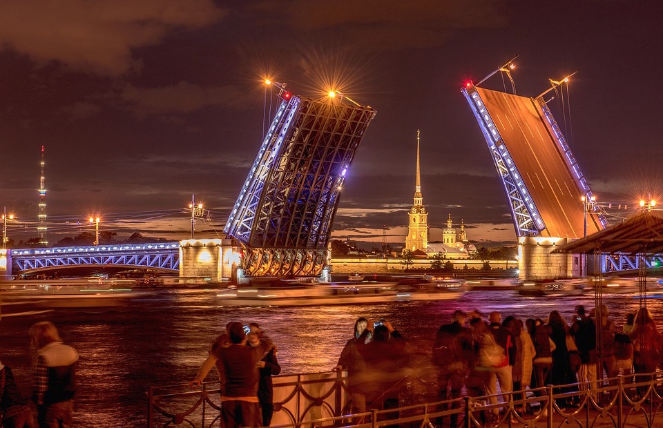 St petersburg peter and paul fortress bridge russia tourist visa